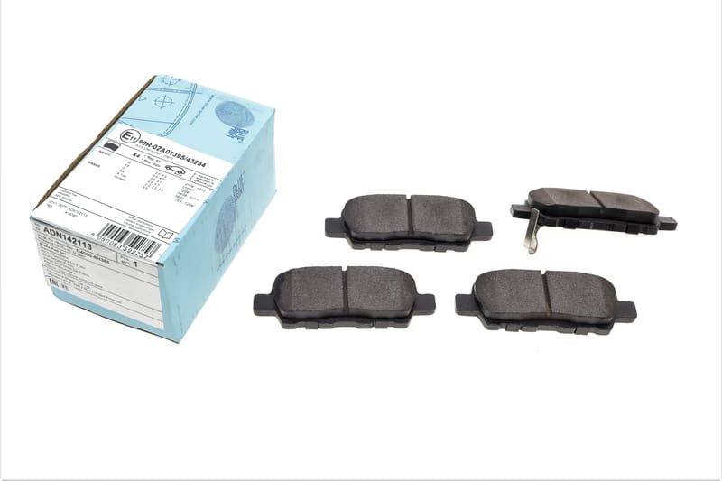 Колодки тормозные (задние) Nissan Juke/Leaf/Cube 10-/Murano/Teana 08-14/X-Trail/Tiida/Pulsar 13- BLUE PRINT