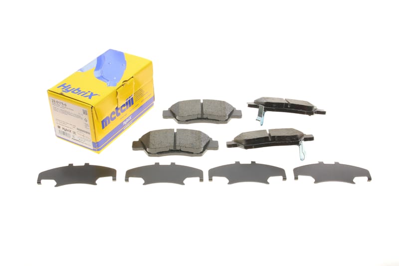 Колодки гальмівні (передні) Honda Civic V/VI/VII 91-05/CRX III 92-98/Jazz 08-14 METELLI