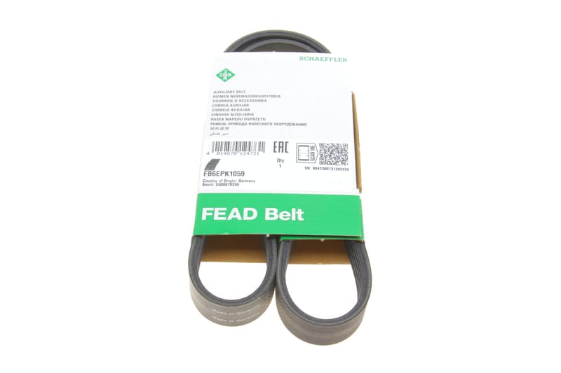 Ремінь генератора Ford Focus 1.4/1.6i 03-/Volvo C30/S40/V50 1.6 05-12 (6PK1059) INA
