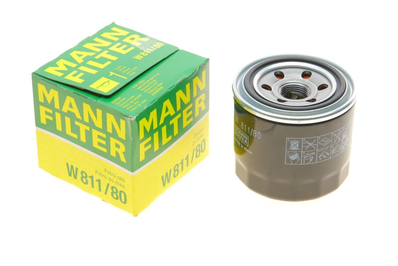 Фільтр масляний Kia Ceed/Rio 1.4-1.6 05-/Hyundai Tucson 2.0 04-/Sonata 1.8-3.0 88-/Mitsubishi/Mazda MANN-FILTER