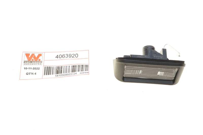 Подсветка номера Citroen Nemo/Peugeot Bipper 1.3/1.4 HDi 09- VAN WEZEL