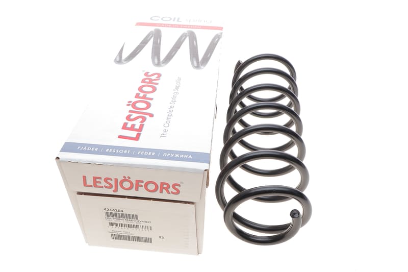 Пружина (задня) Chevrolet Aveo/Kalos 1.2/1.4/1.5 03- (седан/нах.зад.частина) LESJOFORS
