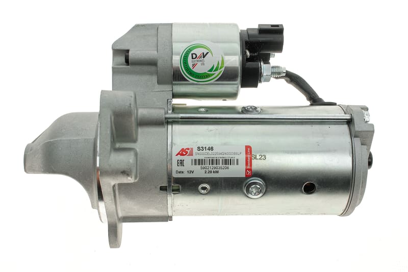 Стартер Chevrolet Captiva/cruze/Opel Antara 10- (12V/2.2kw) (z=9) AS