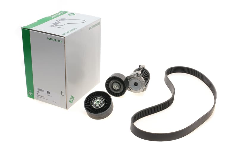 Комплект ременя генератора BMW 3 (E90/E91/E92/E93) 06-13 (7PK1103) N43B16/B20 INA