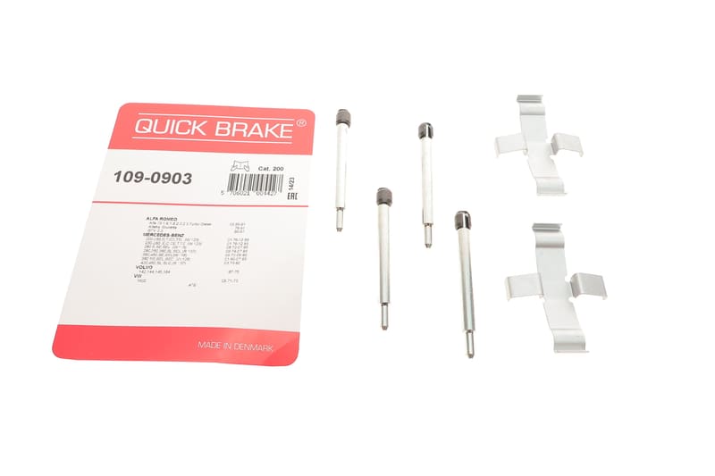 Планка супорта (заднього) прижимна (к-кт) Audi 80/Volvo 140 72-86 QUICK BRAKE