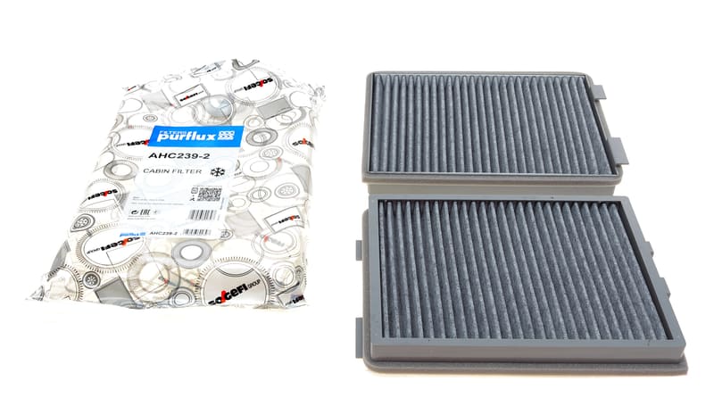 Фільтр салону BMW 5 (E39) (вугільний) (к-кт 2шт.) PURFLUX