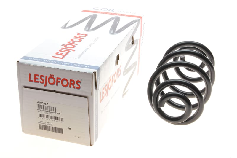 Пружина (задняя) VW Passat B5 1.6-2.0/1.8T/1.9TDI/2.3 VR5/2.5TDI/2.8 V6 96-05 (седан) (с пост.d)(HD) LESJOFORS