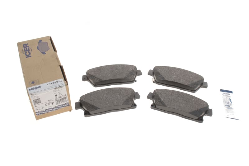 Колодки гальмівні (передні) Nissan Rogue 10-13/Chevrolet Cruze/Opel Astra 09-/Zafira C/Mokka 11- ICER