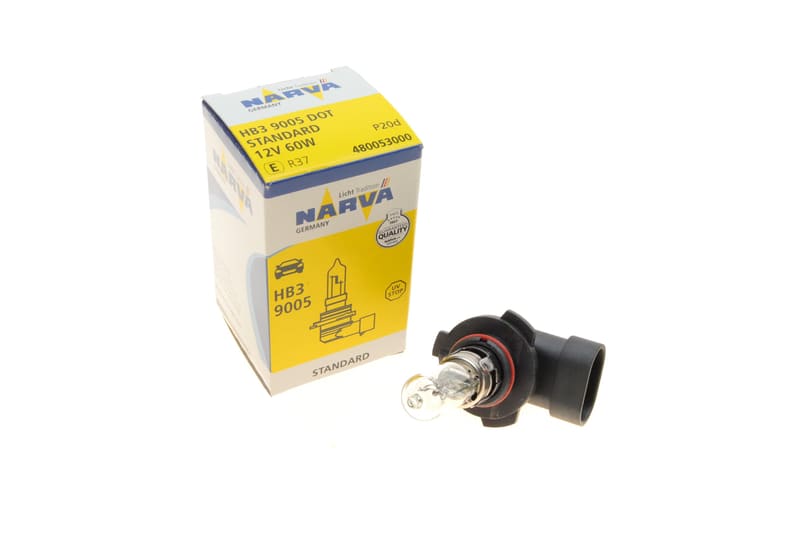 Автолампа HB3/9005 12V 60W P20d (American Types) NARVA
