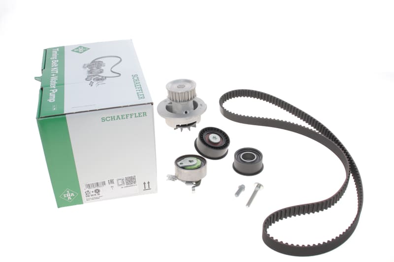 Комплект ГРМ + помпа Opel Astra F/Vectra B 1.4/1.6 16V 94-05 INA