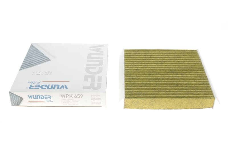 Фільтр салону Peugeot Bipper/Citroen Nemo 08- (вугільний) WUNDER FILTER