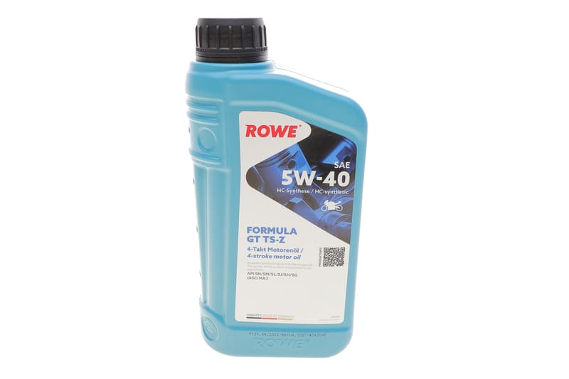 Олива 5W40 HIGHTEC FORMULA GT TS-Z 4T (1L) (JASO MA2) (API SN/SM/SL/SJ/SH/SG) ROWE