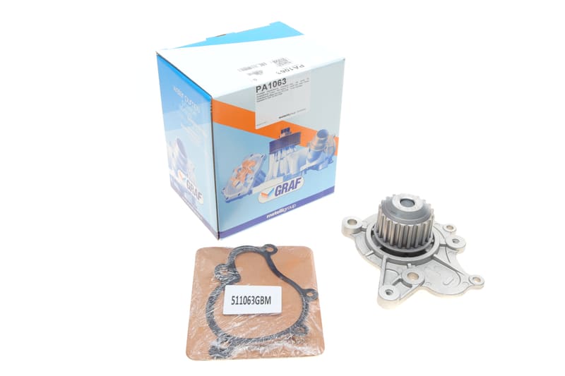 Помпа воды Hyundai Tucson/Santa Fe/i30/Elantra/Kia Sportage/Cee'd 2.0-2.2CRDi 05- (20z) (R/B)(6 лоп) GRAF