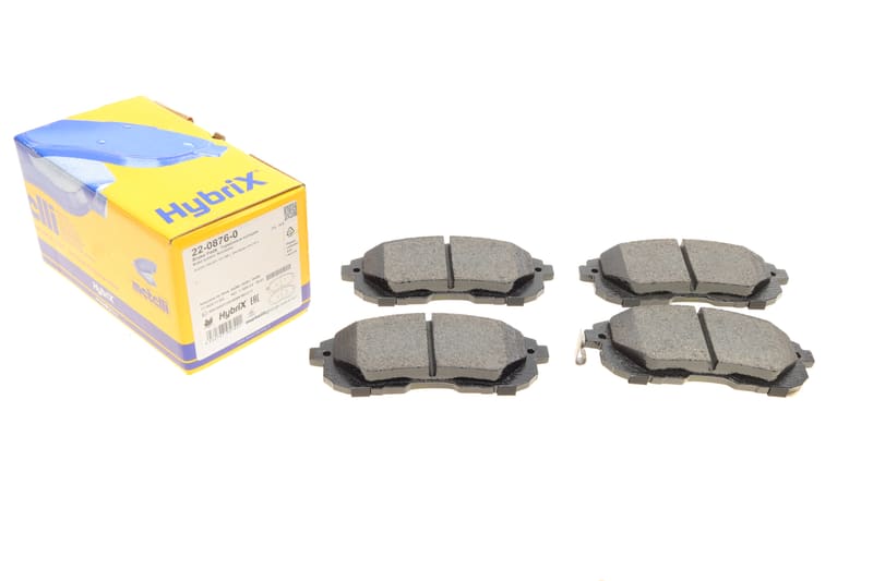 Колодки гальмівні (передні) Renault Latitude/Nissan Juke/Cube 09-/Tiida 07-12/Suzuki SX4 06- METELLI
