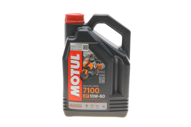 Олива 10W60 4T 7100 (4L) MA2 100% Синтетика (104101) MOTUL