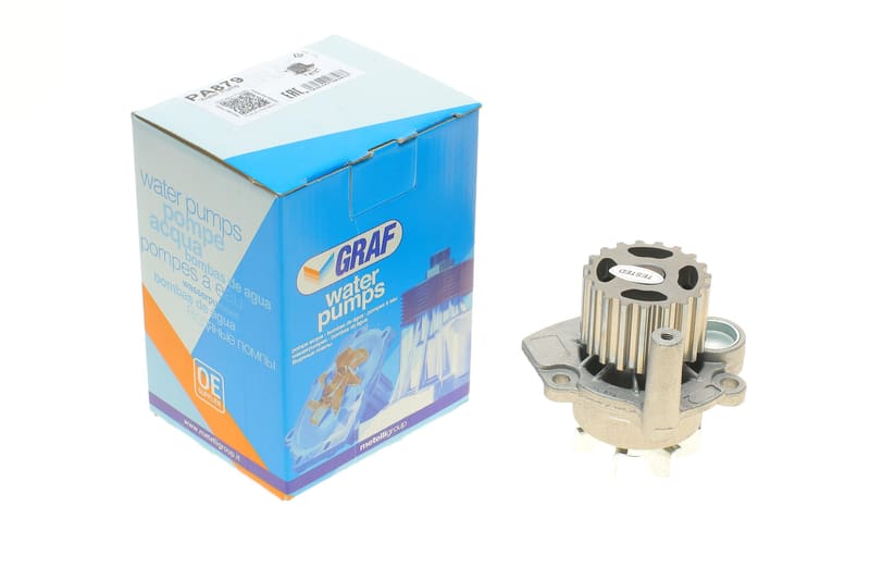 Помпа воды Audi A3/Seat/Skoda Fabia/VW Caddy/T5/Golf 1.2TDI/1.4TDI/1.9TDI/2.0SDI 00-(19z)(R/B)(7лоп) GRAF