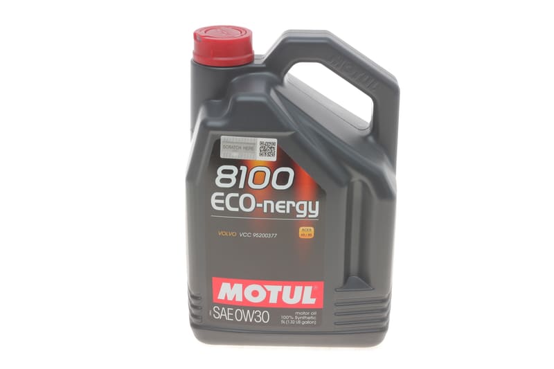 Масло 0W30 ECO-nergy 8100 (5L) (VCC 95200377) (102794) MOTUL