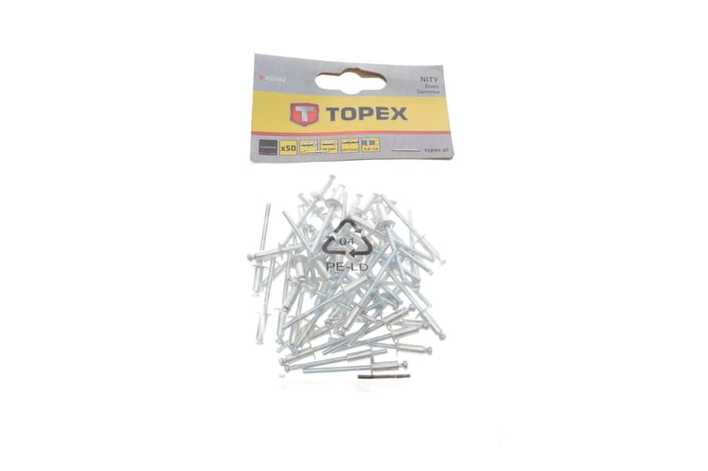 Заклепка Ø4х10 mm 50 од. TOPEX