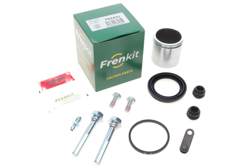 Ремкомплект супорта (переднього) Honda Civic 05- (d=54mm)(TRW)(+1 поршень/направляюча) SuperKit FRENKIT