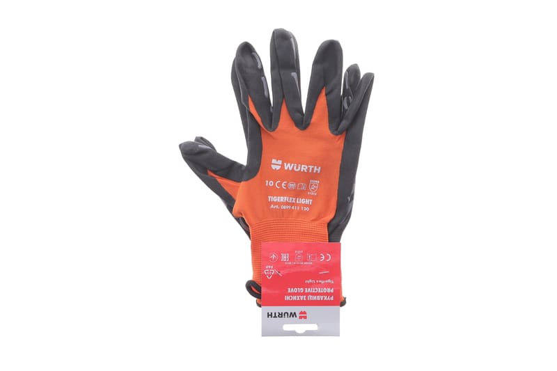 Рукавиці з нітриловим покриттям (XL) TIGERFLEX-LIGHT WURTH