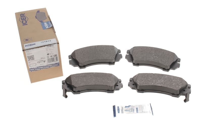 Колодки гальмівні (передні) Nissan Rogue 10-13/Opel Astra J 09-/Insignia 08-17/Zafira C 11- ICER