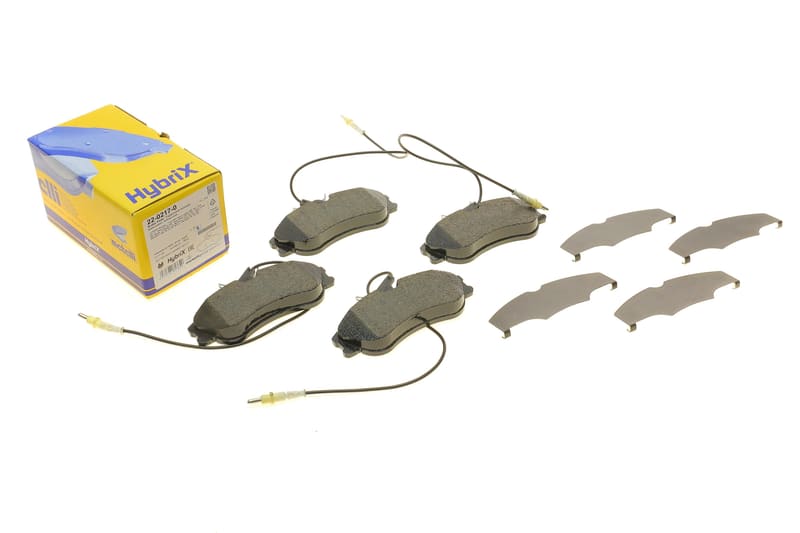 Колодки тормозные (передние) Citroen Berlingo 96-11/Xsara/Peugeot 306 93-05/Partner 96-15 (+датчики) METELLI