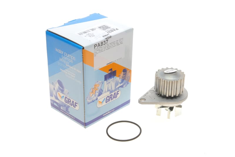 Помпа воды Citroen C2/C3/Berlingo/Nemo/Peugeot 206/207/307/Bipper 1.1/1.4i 96- (18z) (B/B) (6 лоп.) GRAF