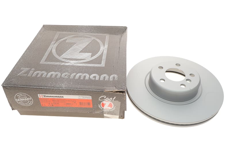 Диск тормозной (передний) BMW 3 (G30)/X3 (G01/F97)/X4 (G02/F98) 16- (330x24) B46/B47/B48/B57 ZIMMERMANN