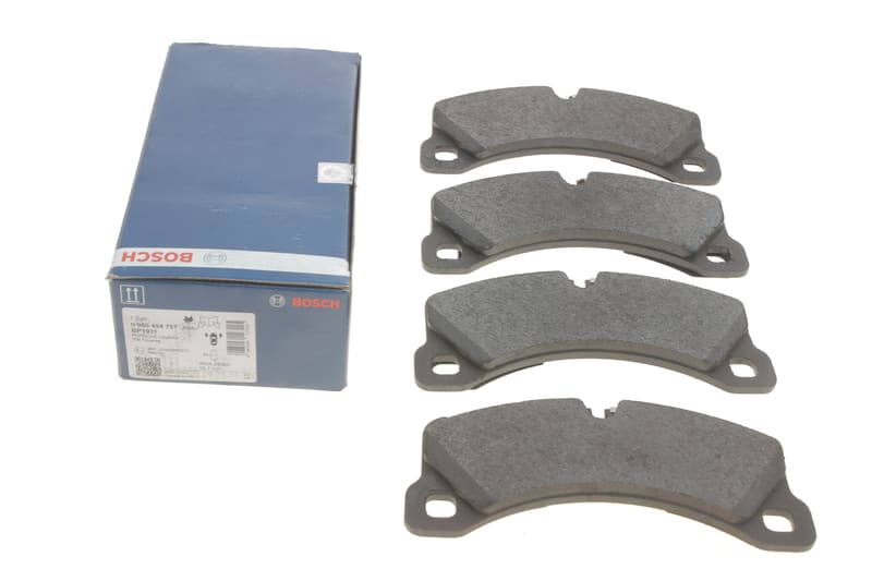 Колодки тормозные (передние) Porsche Cayenne 02-/Macan 14-/Panamera 10-16/VW Touareg 02- BOSCH