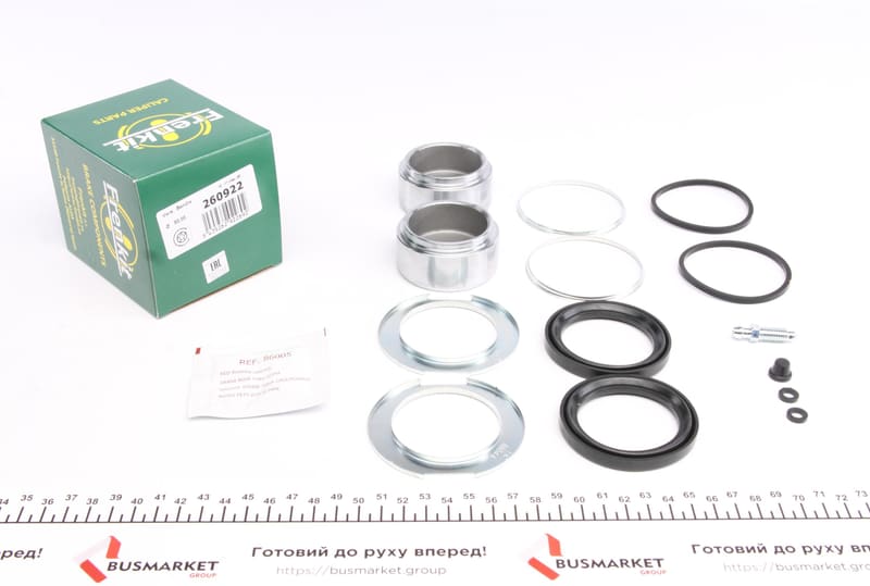 Ремкомплект суппорта (переднего) MB S-class (W126) 79-91 (d=60mm) (+2 поршня) (Bendix) FRENKIT