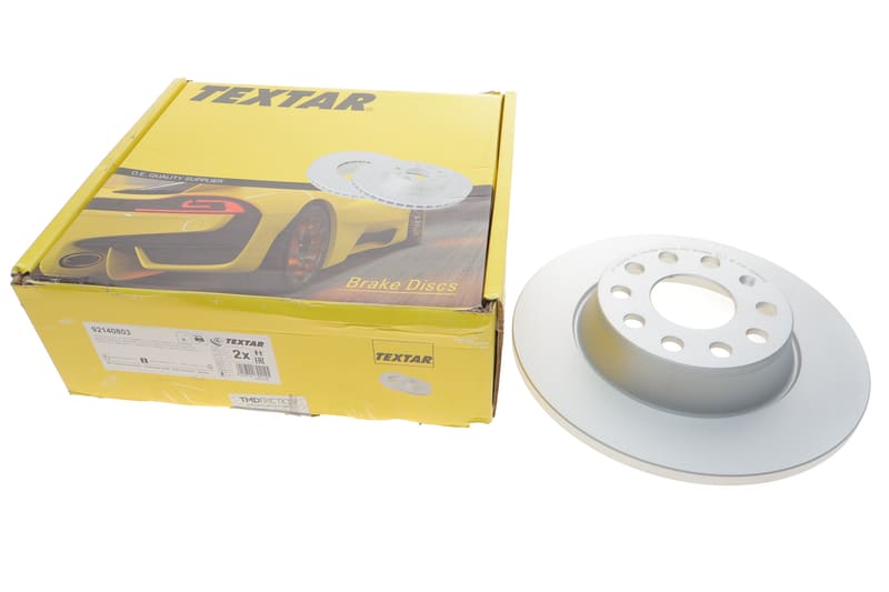 Диск тормозной (задний) Audi A3/VW Golf/Passat 04-14 (282x12) PRO TEXTAR