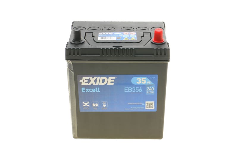 Акумуляторна батарея 35Ah/240A (187x127x220/+R/B00/B1) Excell Азія EXIDE