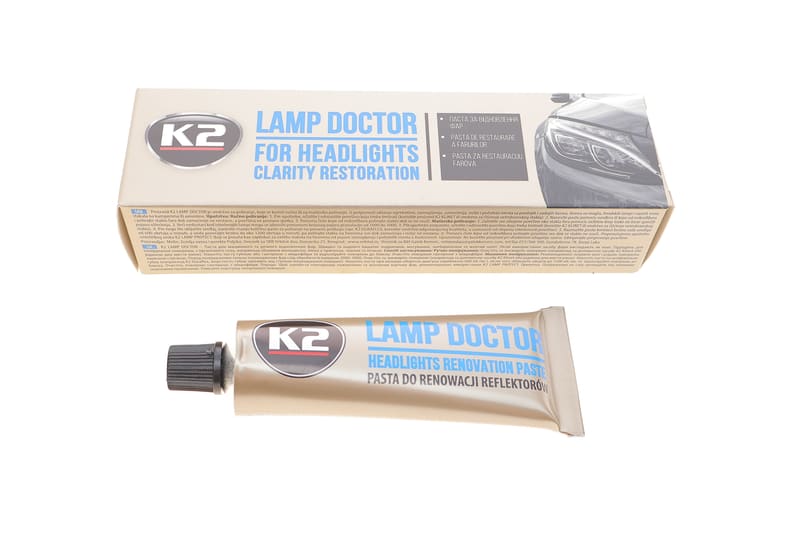 Паста полірольна для передніх і задніх фар Lamp Doctor (60мл) K2