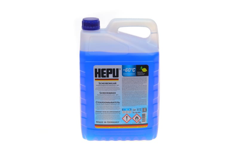 Омивач скла зима (5L) (-60°C) HEPU (1:1 -20°C) HEPU