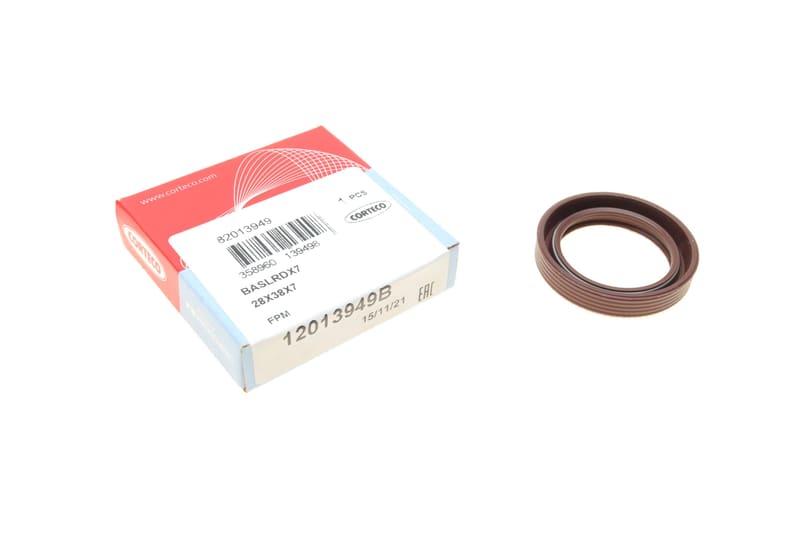 Сальник розподільного валу Ford Connect 1.8Di/TDCi 02- (28x38x7) CORTECO