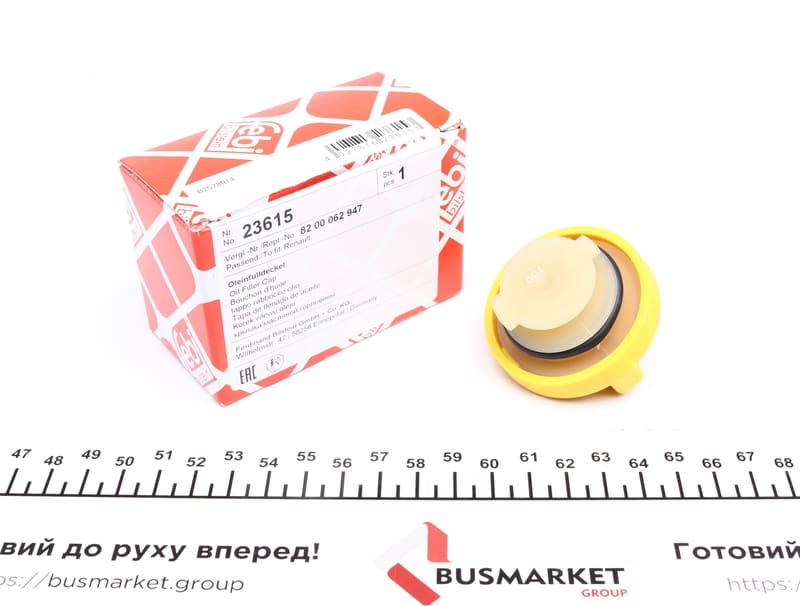 Кришка горловини маслозаливної Renault Clio II/Scenic I/II/Megane 1.2-2.0/1.5dCi/1.9dCi 98- FEBI BILSTEIN