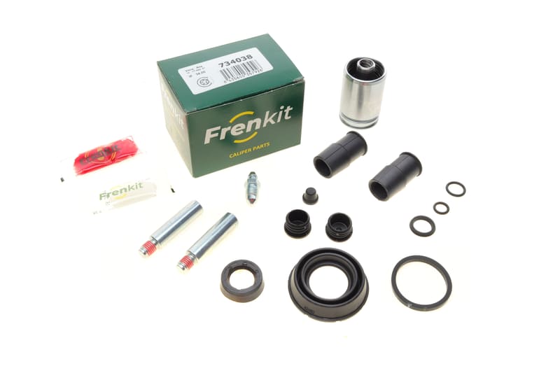 Ремкомплект супорта (заднього) Toyota Yaris 05- (d=34mm) (+поршень/направляюча) (Ate) FRENKIT