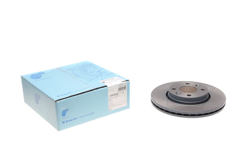 Диск тормозной (передний) Renault Kangoo 08-/Zoe 12-/Clio IV 13- (258x22) (с покрытием) BLUE PRINT
