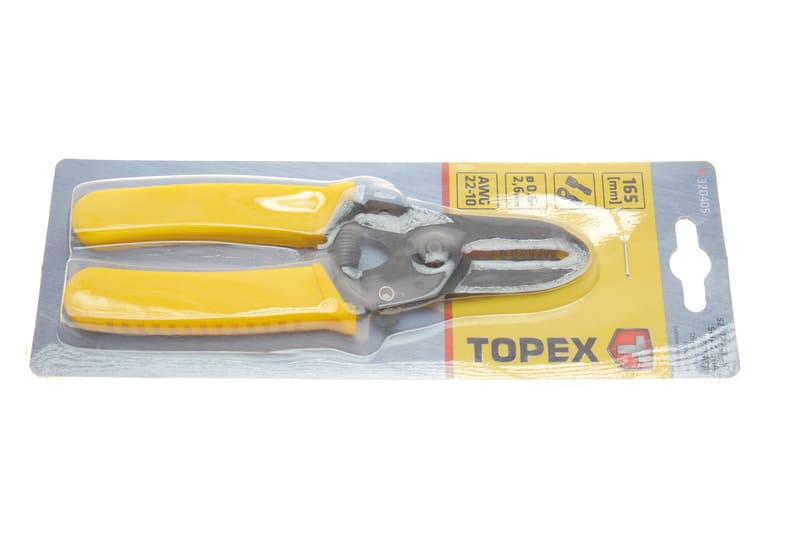 Знімач ізоляції з проводів Ø0,6-2,6 мм 165 мм TOPEX