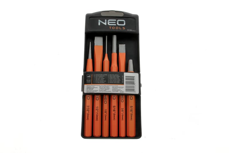 Набір зубил, кернерів та виколоток 6 од. NEO TOOLS