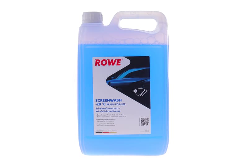 Омивач скла зима (5L) HIGHTEC SCREENWASH (-20°C) (готовий до застосування) (лимон) ROWE