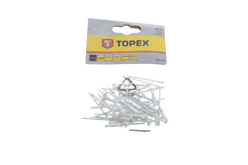 Заклепка Ø3,2х10 mm 50 од. TOPEX