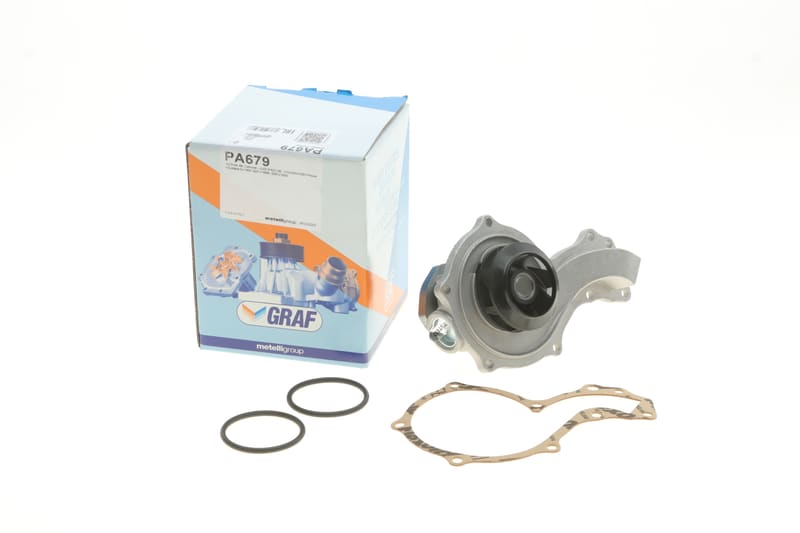 Помпа води Audi A4-A6/VW Passat 1.6/1.8/1.8T/quattro 94-05 (B/B) (7 лоп.) GRAF