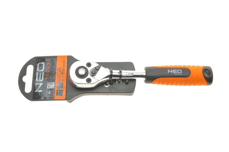 Трещотка 1/4" 45 зубцов 150 мм NEO TOOLS