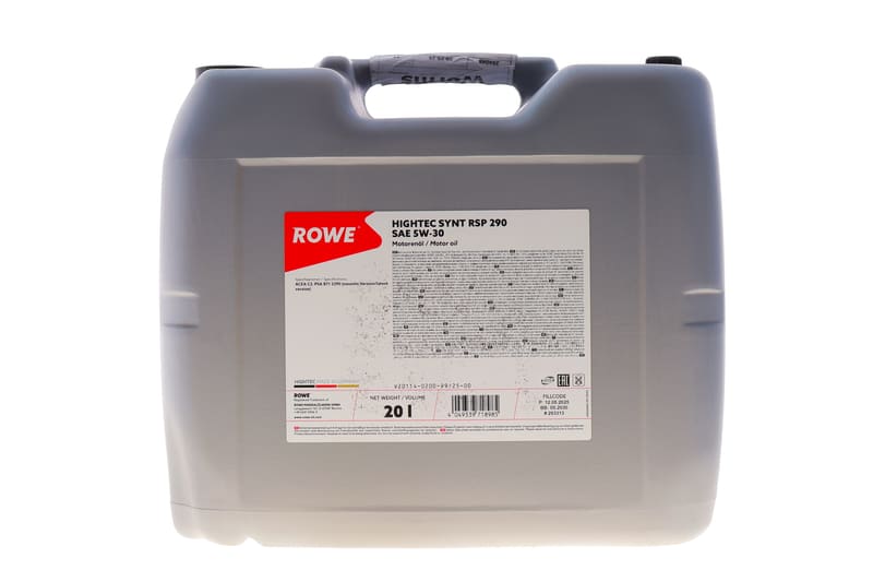 Олива 5W30 HIGHTEC SYNT RSP 290 (20L) (PSA B71 2290) (ACEA C2) ROWE