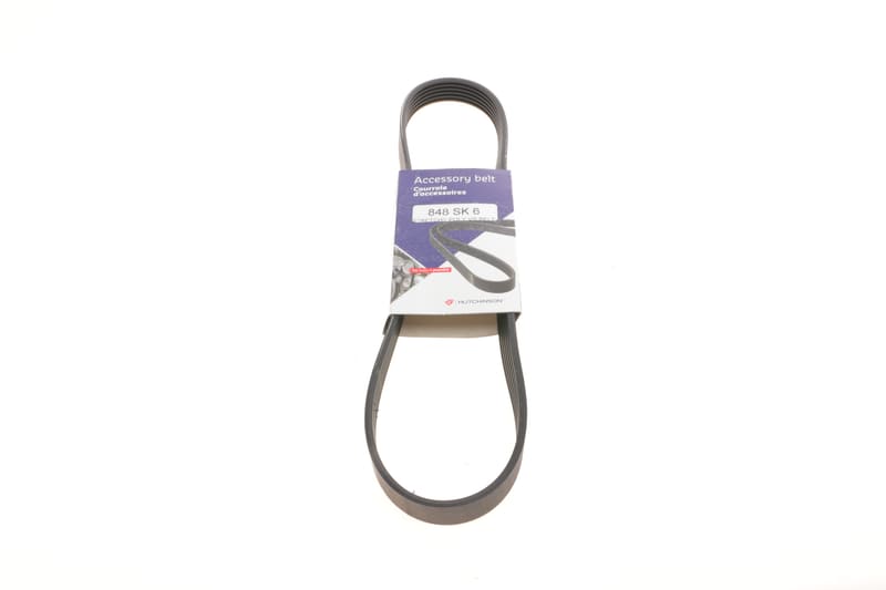 Ремінь генератора Citroen Berlingo/Fiat Ducato 1.8/1.9D /Citroen Jumper 3.0HDI 96- (6PK1160) HUTCHINSON