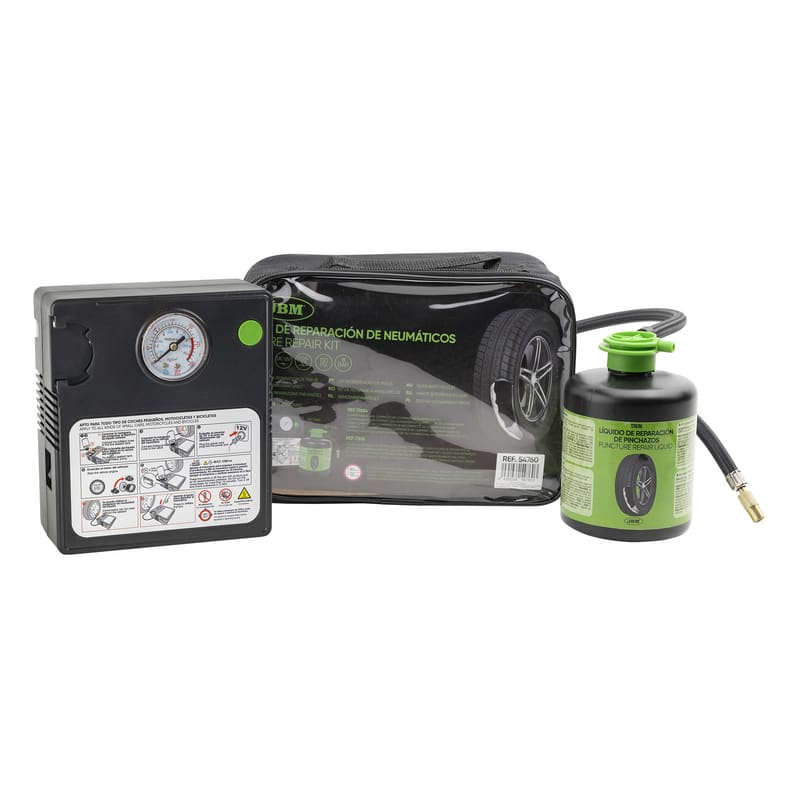 Ремкомплект для шин (насос + герметик 450ml) JBM
