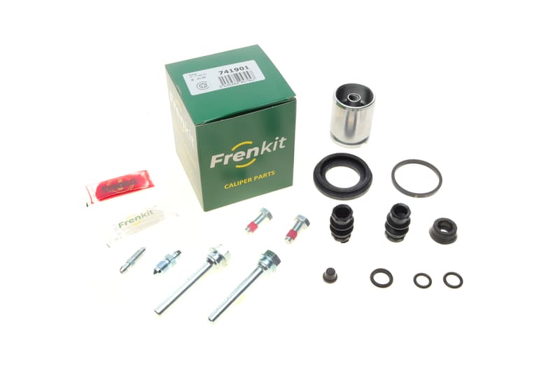 Ремкомплект супорта (заднього) VW T5/Caddy III 03-/Trafic 01- (d=41mm)(+поршень/направляюча)(Lucas) FRENKIT
