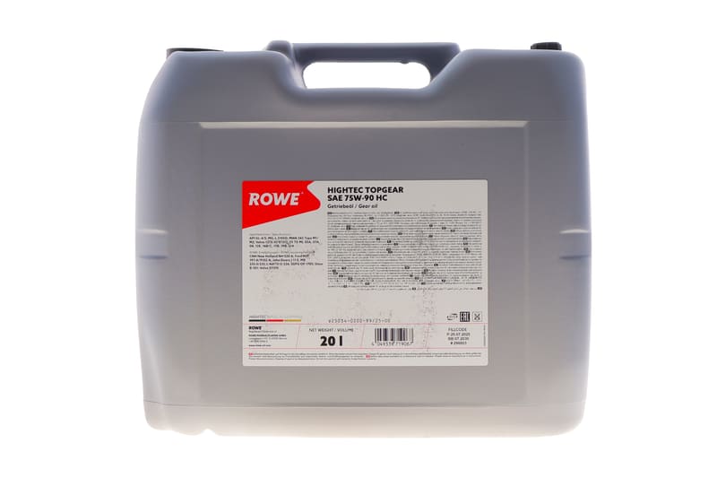 Олива 75W90 HIGHTEC TOPGEAR HC (20L) (MIL-L 2105D) (API GL-4/GL-5) ROWE