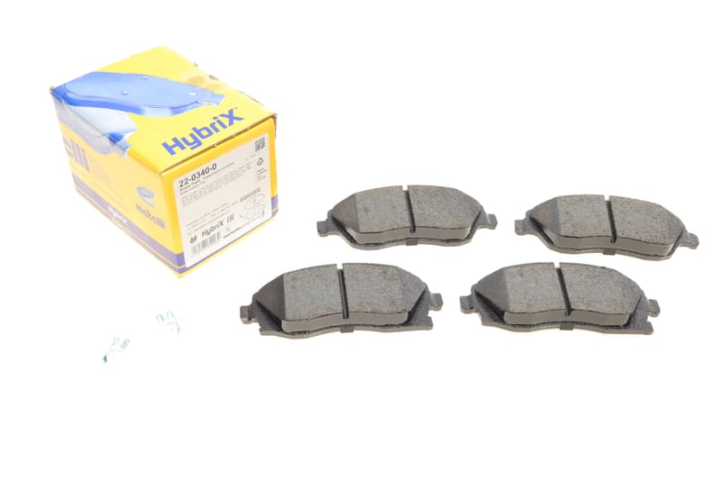 Колодки гальмівні (передні) Opel Combo 01-/Corsa C 00-09/Meriva A 03-10/Tigra 04-10 METELLI